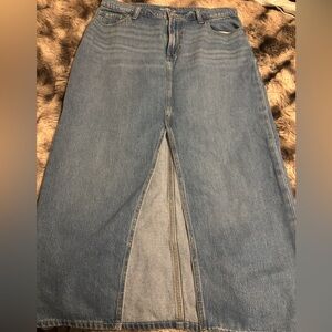 Old Navy Light Blue Denim Skirt